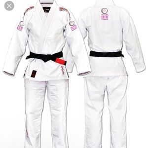 Women's White Jiu-Jitsu Gi Fuji Pink Blossom W1